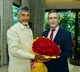 UK Deputy High Commissioner Gareth Wynn Owen met TDP Chief Chandrababu