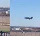 F35B Lightning fighter jet crash landing at texas air station