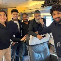 A lovely picture of Pushpa team from their recent tour