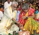 YV Subbareddy couple presents Lord Venkateswara a valuable necklace