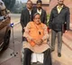 Shashi Tharoor enters into parliament in wheel chair