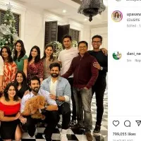 Ram Charan Upasana host annual Christmas party with cousins Allu Arjun Varun Tej