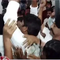 Tension raise at Gnadhi Bhavan