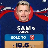 Sam Curran gets highest price in IPL history so far