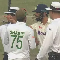 Virat Kohli gets angry at Bangladesh players after being dismissed for 1
