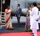President Droupadi Murmu arrives Sraisailam