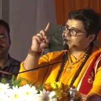 Keep your knives sharp BJP MP Pragya Thakurs advice to Hindus