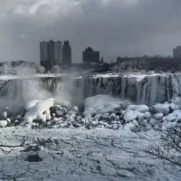 Blizzard Of The Century In US Turns Niagara Falls Into Winter Wonderland