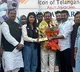 Revanth Reddy handed over five lakhs to boxer Nikhat Zareen