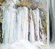Himachal Pradesh kullu waterfall frozen due extreme cold