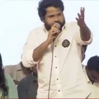 Hyper Aadi attends Janasene Yuvashakti meeting in Ranasthalam