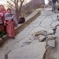Land sink 5cm in Joshimath