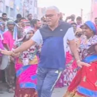 Ambati Rambabu dance in Bhogi celebrations