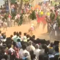 Jallikattu starts in Anuppalle village in Tirupati district