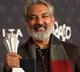 CCA2023: S.S. Rajamouli poses with award