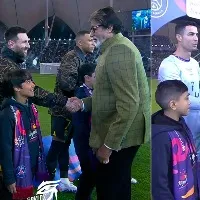 Big B meets Ronaldo, Messi before PSG vs Saudi All-Star XI match, netizens go crazy