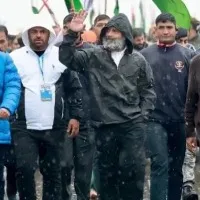 Rahul Gandhi finally wears a jacket in Bharat Jodo Yatra