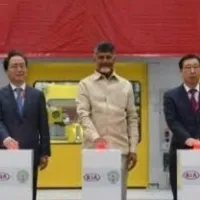 Chandrabu congratulates KIA Motors