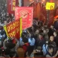 Chinese Indians of Tangra village celebrates China new year eve