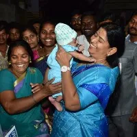 Home Minister Taneti Vanitha christened a child Jagan