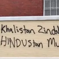 Third Hindu temple vandalised in Australia and anti India hate rant scribbled on walls