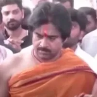 Janasena chief Pawan Kalyan does Varahi Vehicle Puja In Kondagattu
