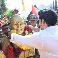 Nara Lokesh reached Nara Lokesh