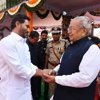 CM Jagan attends At Home in Raj Bhavan