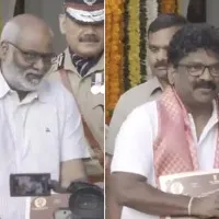 Governor Tamilisai felicitates MM Keeravani and Chandrabose