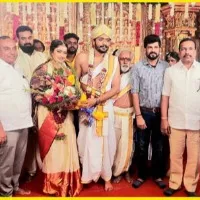 Actors Vasishta Simha and Haripriya wed in Mysuru