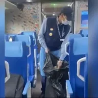 Railway Minister Cleaning Video After Viral Vande Bharat Garbage Pic