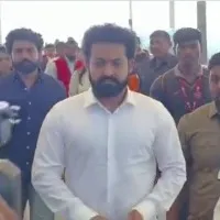 Jr NTR visits Tarakaratna at Nararayana Hrudayalaya hospital in Bengaluru