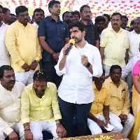Nara Lokesh fires on Jagan in meeting with Vaddera community