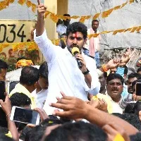 Lokesh continues his Yuvagalam Padayatra in Palamaneru constituency