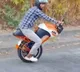 Home made single wheeled self balancing KTM bike
