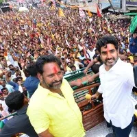 Jagan is shaking says Nara Lokesh
