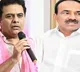 Interesting scene between KTR and Etela Rajender