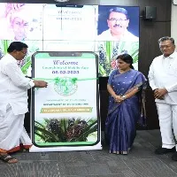ఆయిల్ పామ్ మొబైల్ యాప్, వెబ్ పోర్టల్ లను ప్రారంభించిన వ్యవసాయశాఖ మంత్రి నిరంజన్ రెడ్డి..