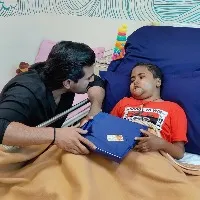 Ram Charan fulfilled a dream of a child who is being treated for cancer