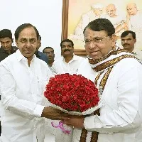 Photos: CM KCR extended birthday greetings to Legislative Assembly Speaker Pocharam Srinivasa Reddy