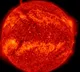 Torndao like swirl wind on Sun surface