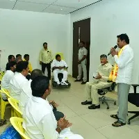 Veligonda project expatriates met Chandrababu