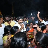 Nara Lokesh Padayatra enters into Minister Roja Nagari constituency