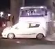 Drunk container driver drags car for 3 km in UP, passengers escape