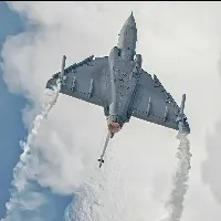 LCA Tejas at the centre stage of 'India Pavilion' at Aero India 2023