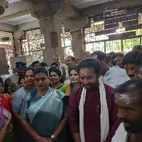 Union minister Kishan Reddy inaugurates Buddha Dhyanavanam in Amaravati