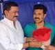 Ganta Srinivasa Rao in Ramcharan movie sets