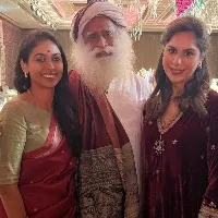 Upasana with Sadguru and his daughter