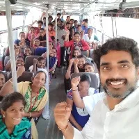 Lokesh with Dixon industry workers