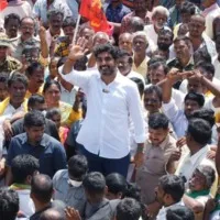 Tension in Nara Lokesh Padayatra